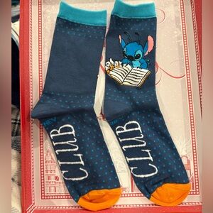 Disney’s Stitch Book Club Socks (Brand New)